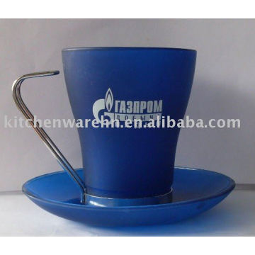 tansparent clear coffee cup